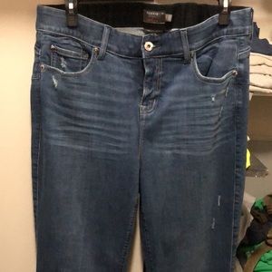 Torrid size 18 Bombshell Flare Jean- Premium Strech eco dark wash
